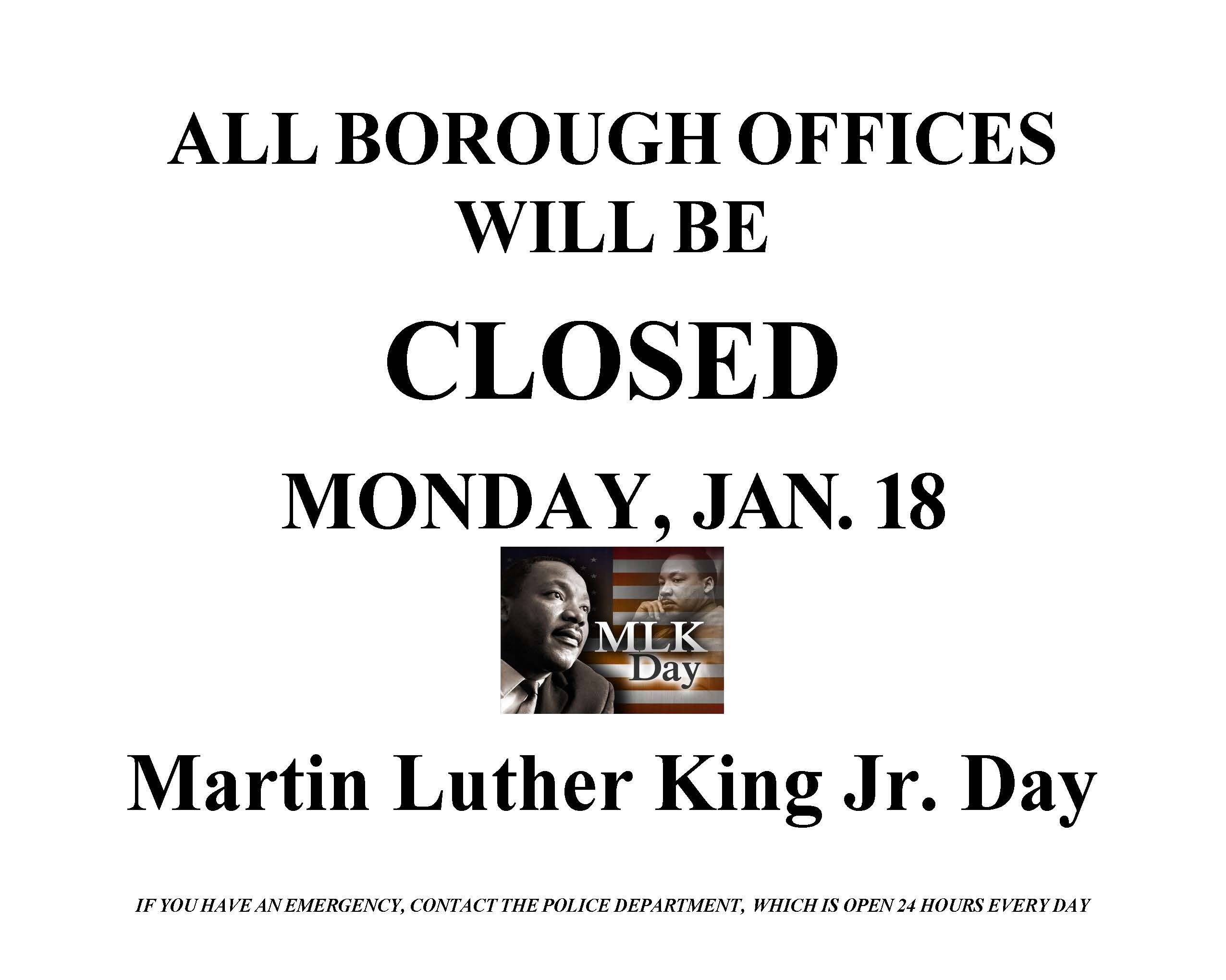 Borough Offices Will Be Closed Monday, Jan. 18 - Borough of Point Pleasant2552 x 2040
